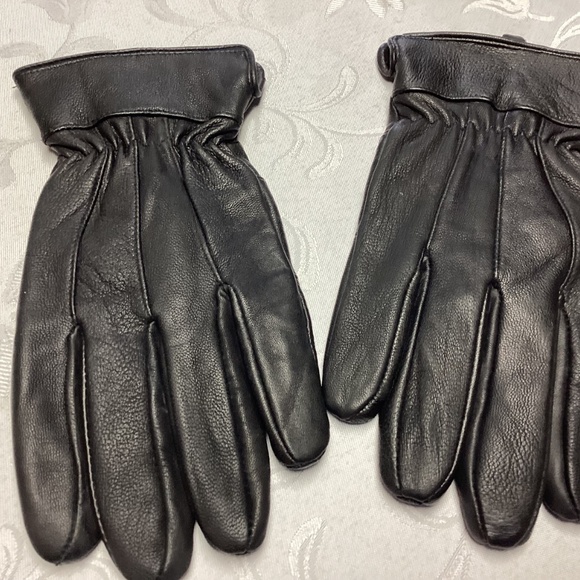JACOB ASH HOLDINGS. MENS LEATHER GLOVES. BLACK🖤🖤 - Picture 3 of 6